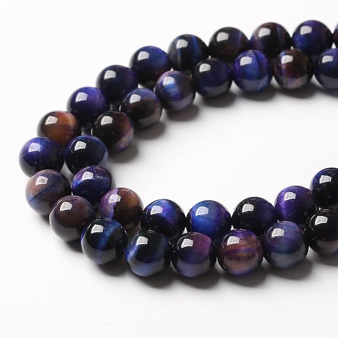 90pcs 4mm AAA Natural Tiger Eye Stone Beads Gemstone Round Spacer Loose Beads - Image 3