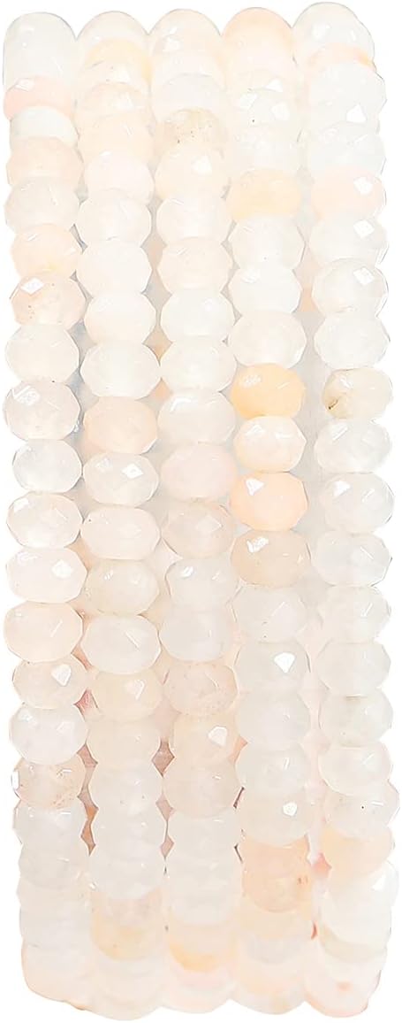 Natural Pink Aventurine Beads 4x2mm 120pcs Faceted Rondelle Loose Semi Gemstone - Image 2