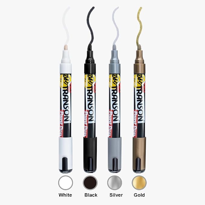 TRANSON 4 Colors Permanent Paint Markers - Image 9