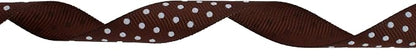 Polka Dot Grosgrain Ribbon 25 Yard Each Roll 100% Polyester - Image 2