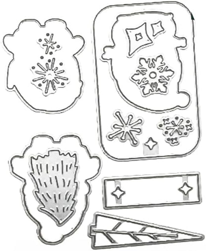 2025-2026 Stamps and Dies for Card Making, Stamps and Dies Set 2025 for - Image 3