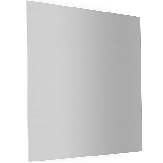 5052 H32 Aluminum Sheet Metal 12 x 12 x 1/64 Inch Flat Plain Thin Aluminum by Lswteiz