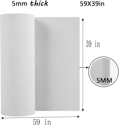 AMZQNART EVA Foam, Cosplay Foam Roll, Size 5mm Thick 39 x 59in Suitable - Image 2