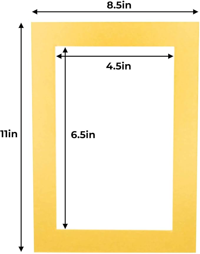 5x7 Mat for 8.5x11 Frame - Image 3