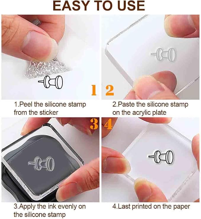 29 Pcs Journal Stamps for Crafting Card Making Supplies Set Include 3 Acrylic - Image 5