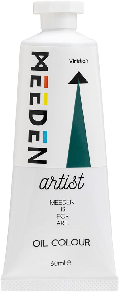MEEDEN Artist Grade Oil Paint: Viridian - 60ml/2oz Tube - Professional Art by MEEDEN