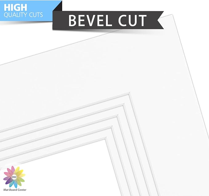 Mat Board Center, 8x10 for 5x7 Off White Color Mats - Image 4