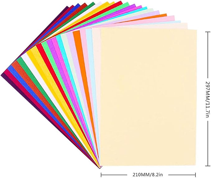 Colored Cardstock A4 100 Sheet Card Stock Paper 230gm- More Fun Crafting and - Image 2
