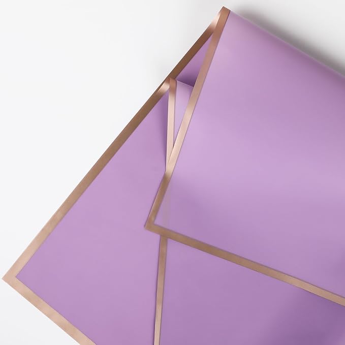 FUHITIM 20 Sheets Flower Wrapping Paper - Image 4