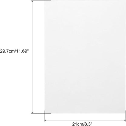 MECCANIXITY Colored Vellum Paper, 20 Sheet White Transparency 11.7 x 8.2 - Image 2