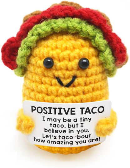 Taco Pin Cushion, Handmade Knitted Pincushions, Cute Pin Cushions Needle Holders by Wanshui