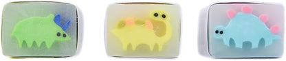 18 Pack Colorful Dinosaur Jelly Erasers - Image 2