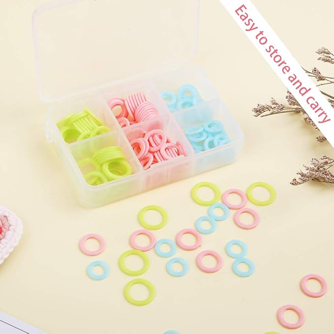 LUNARM 180 Pieces Stitch Markers - Image 5