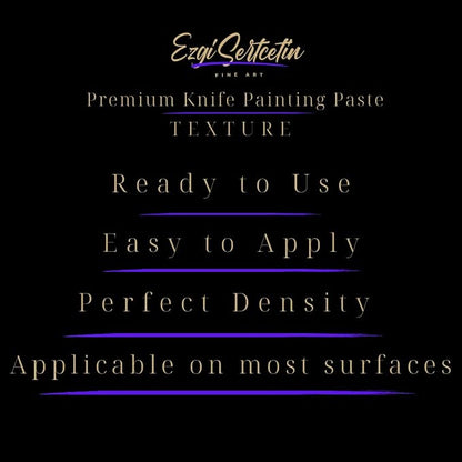 Premium Palette Knife Painting Paste|Texture Paste|Authentic Bright - Image 3