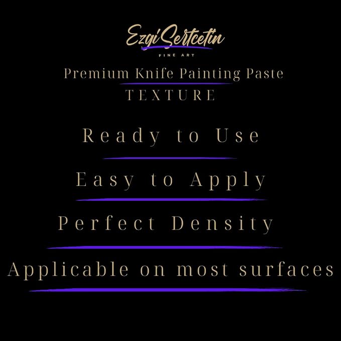 Premium Palette Knife Painting Paste|Texture Paste|Authentic Bright - Image 3