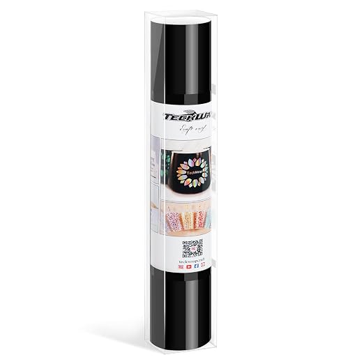 TECKWRAP 001 Smart Adhesive Vinyl Permanent, 13in x 5ft, Vinyl by TECKWRAP
