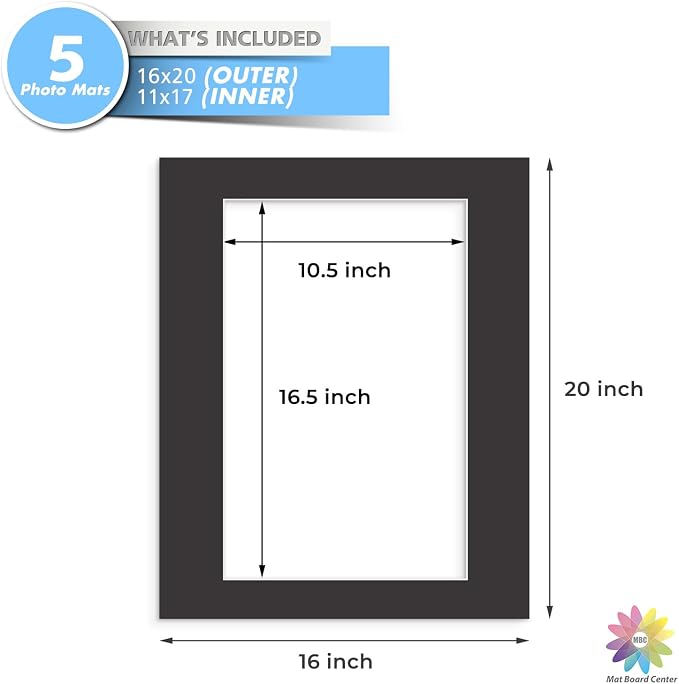MBC Mat Board Center, 5 Pack 16x20 - Image 3