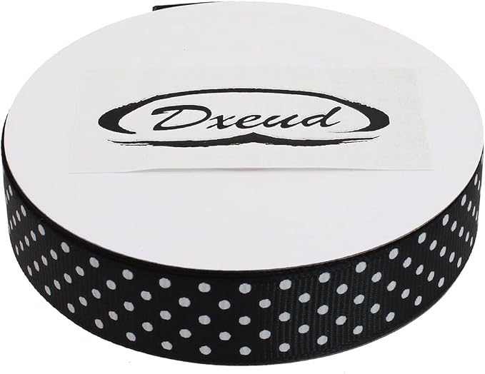 Polka Dot Grosgrain Ribbon 25 Yard Each Roll 100% Polyester - Image 3