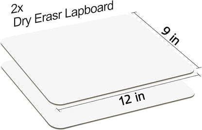 White Board Dry Erase Boards Classroom Pack Mini White Boards 9" x12” Double - Image 2
