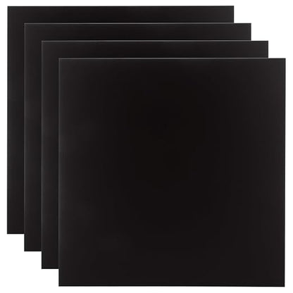 4PCS 12 x 12 x 1/32 Inch Anodized Aluminum Sheet, 0.8MM Thin Metal Plates by LOYORTY
