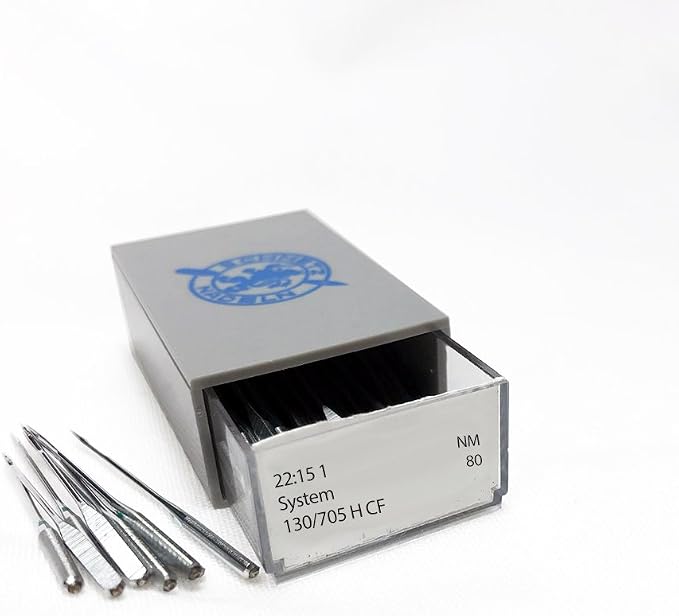 SCHMETZ Chrome Universal Household Sewing Machine Needles, Size 80/12 - Image 2