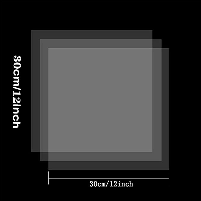 15 Pieces 4 mil Blank Stencil Sheets, 12 x 12 Inch Clear Blank Material Mylar - Image 2