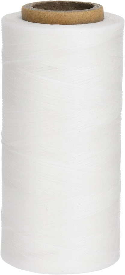 uxcell Leather Sewing Waxed Thread, 284 Yards / 260m 0.8mm 150D Flat Polyester by uxcell