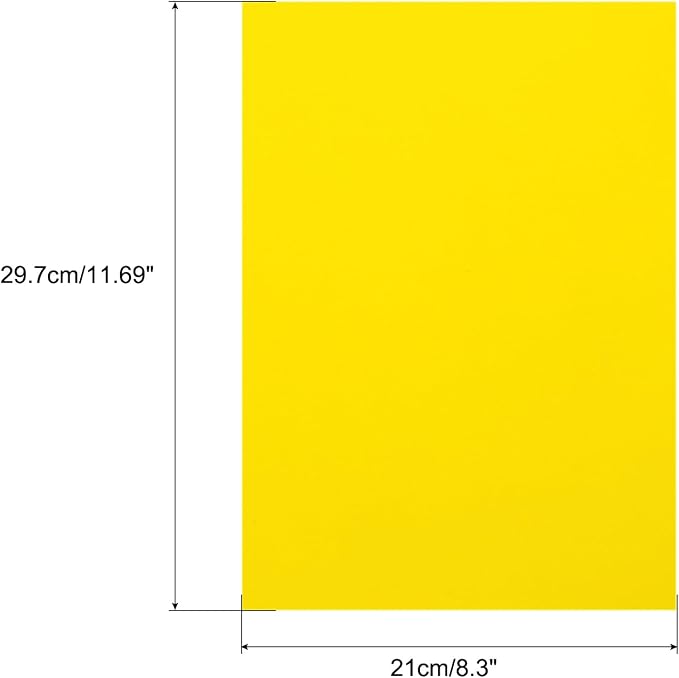 MECCANIXITY Colored Vellum Paper, 40 Sheet Yellow Transparency 11.7 x 8.2 - Image 2