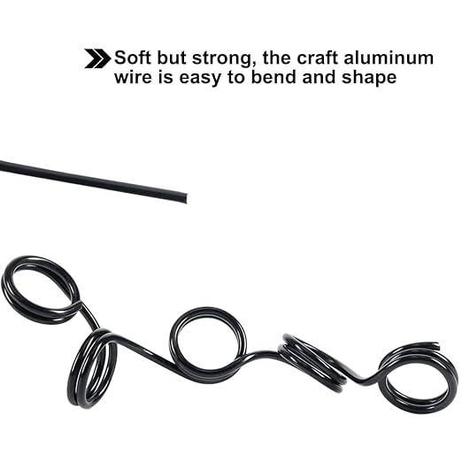 Tenn Well 9 Gauge Aluminum Wire, 50 Feet 3mm Bendable Metal Craft Wire - Image 2