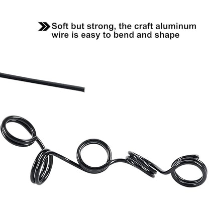 Tenn Well 9 Gauge Aluminum Wire, 50 Feet 3mm Bendable Metal Craft Wire - Image 2