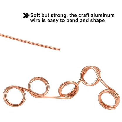 Tenn Well Aluminum Wire, 50 Feet Bendable Craft Wire - Image 2