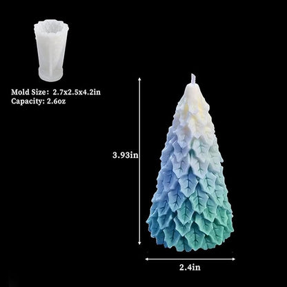 Christmas Tree Silicone Mold 3D Candle Molds - Image 3