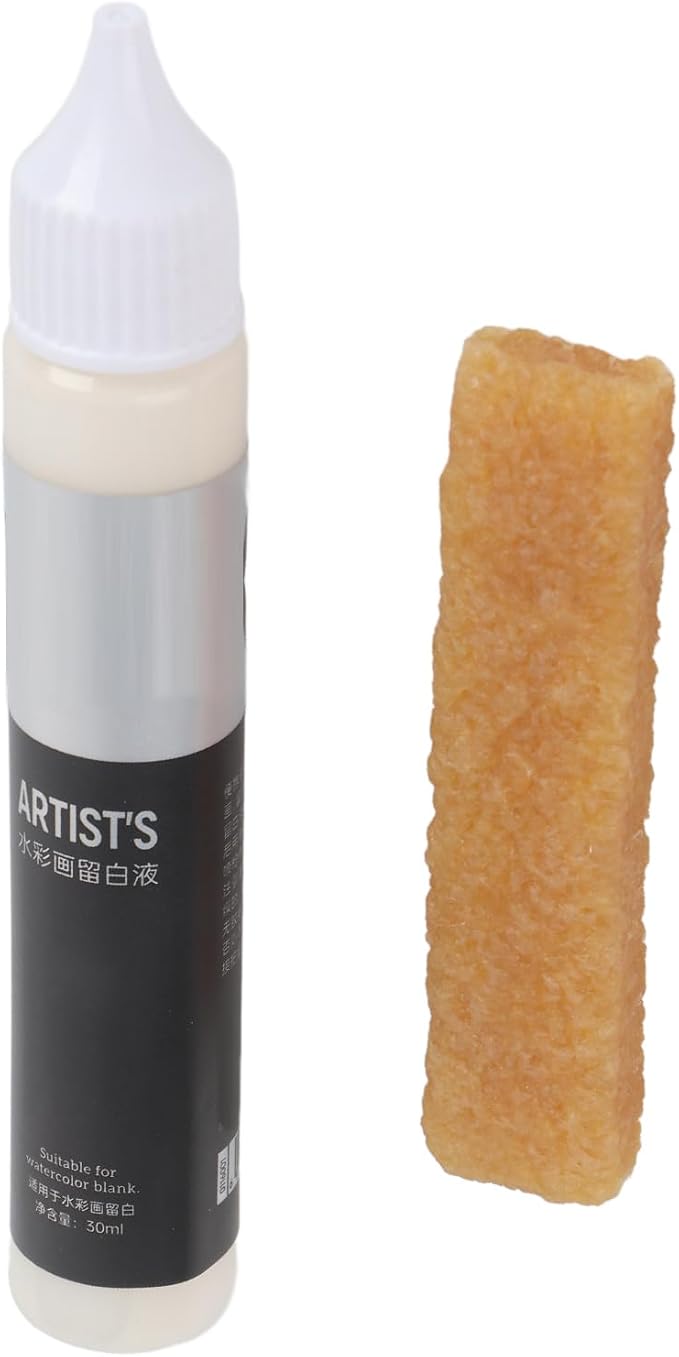 Masking Fluid for Watercolor Painting, 30ml White Masking Fluid Pen, Masking - Image 7