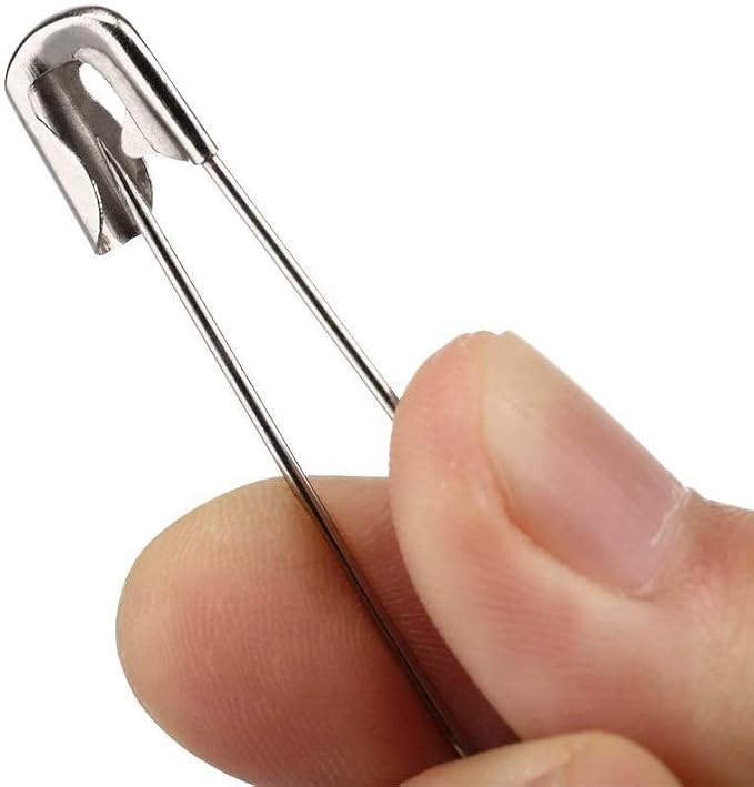 vrupin 100PCS-2.2In Safety Pins, Stainless Steel Safety Pins, Safety Pins Bulk - Image 3