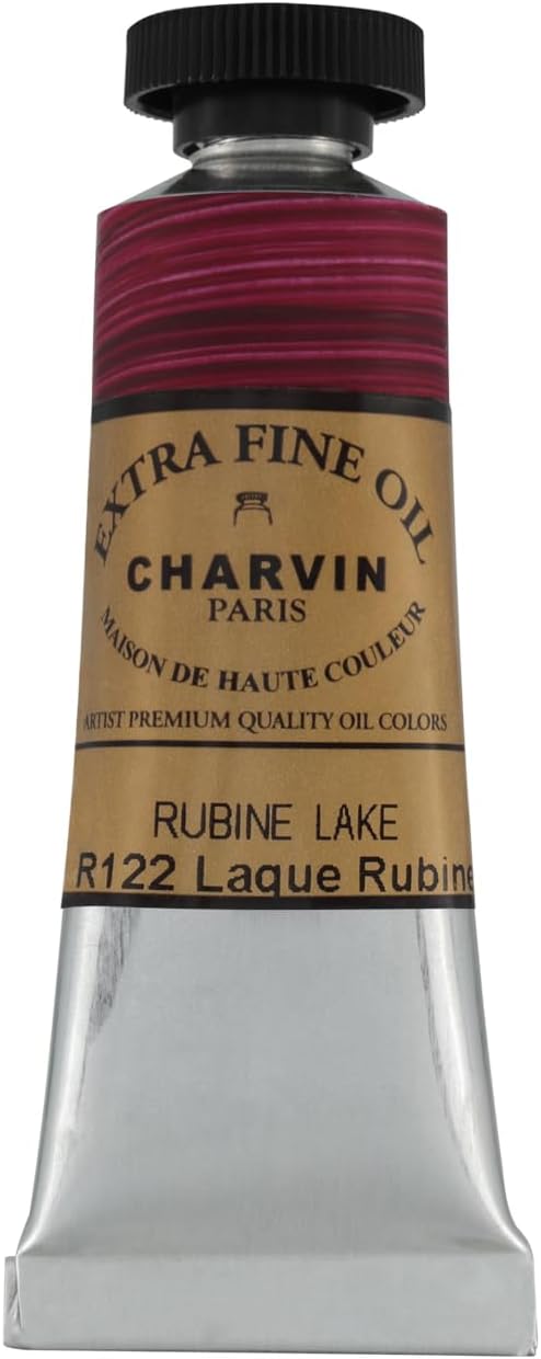 Charvin Extra Fine Oil Paint, Rubine Lake 20 ml - Image 2