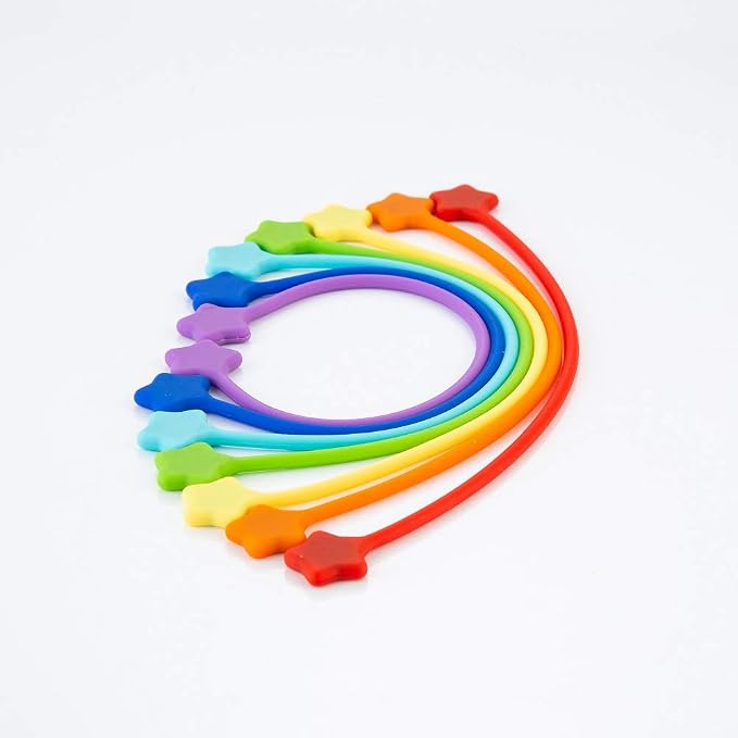 Reusable Silicone Twist Ties, 7.48'' Magnetic Cable Ties - Image 6