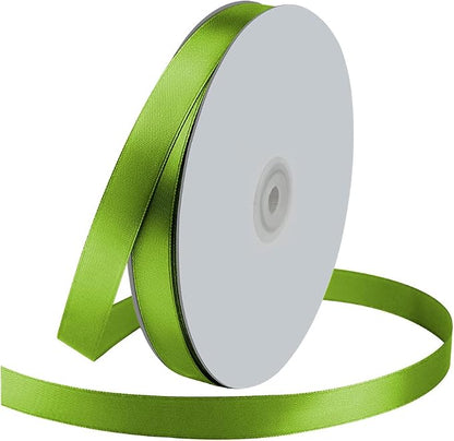 5/8" Wide x 100 Yards Single Face Polyester Satin Ribbon, Satin Ribbon by KMERLIFE