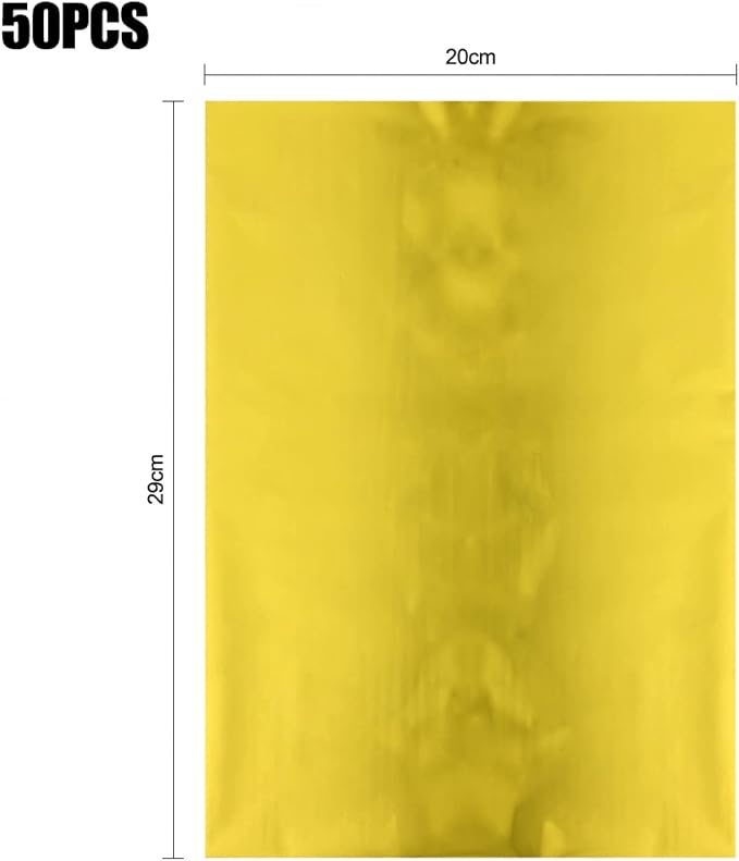Briartw 20x29cm Hot Foil Paper 50 Sheets Pack Toner Reactive Foil Hot Stamping - Image 6