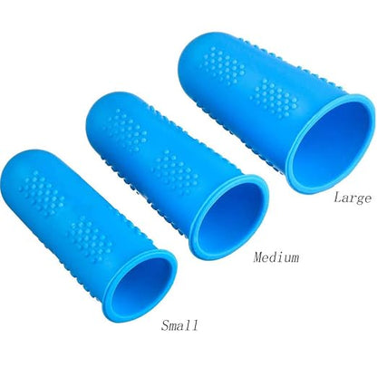 30 Pieces Silicone Hot Glue Gun Finger Caps, 5 Colors Finger Guard Protectors - Image 5