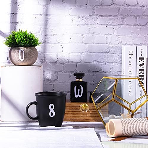 Outus 576 Pieces 8 Sheets Letters Stickers Self Adhesive Vinyl Letter Alphabet - Image 5