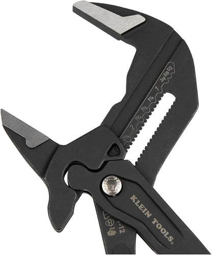 Klein Tools D53112 Compact Plier Wrench, High Leverage Multi-Use Adjustable - Image 8