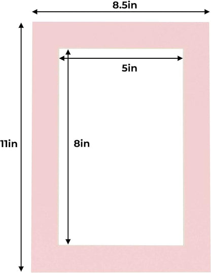 5.5x8.5 Mat for 8.5x11 Frame - Image 3