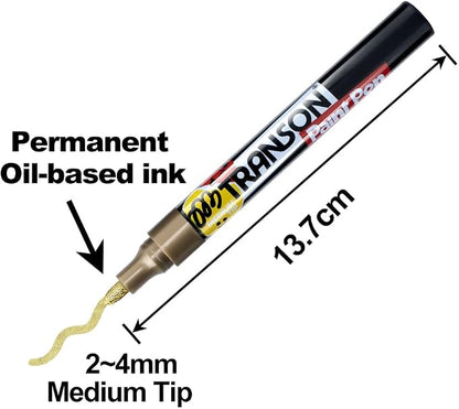 TRANSON 4 Colors Permanent Paint Markers - Image 2