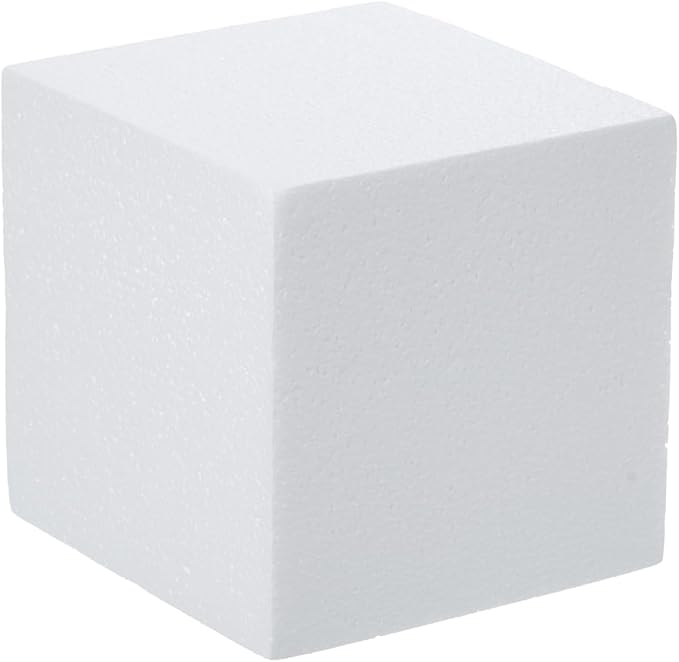 Crafare 3 Pack Craft Foam Blocks 5x5x5 Inch Polystyrene Square Foam Cubes - Image 5