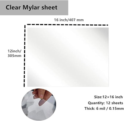 Transparent Blank Mylar Stencil Sheets - Image 3
