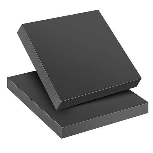 Rocaris Hot Rolled Steel Plate 5/8" x 4" x 4", Weldable Steel Sheet Metal by Rocaris
