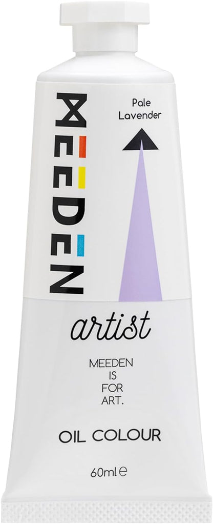 MEEDEN Artist Grade Oil Paint: Pale Lavender - 60ml/2oz Tube - Professional Art by MEEDEN