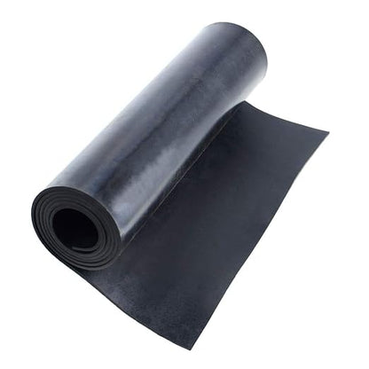 DOBTIM Neoprene Rubber Sheet Rolls 1/8" Thick X 12" Wide X 48'' Long, Solid by DOBTIM