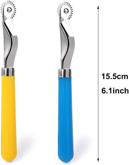 LUNARM 2 Pcs Tracing Wheel Sewing Tool, Plastic Handle Needle Point Tracing - Image 2