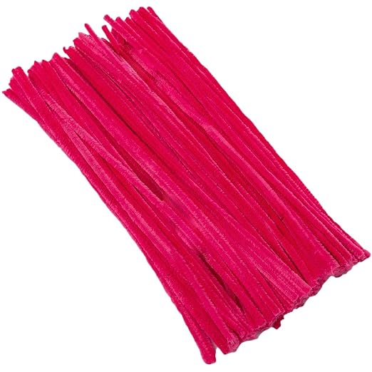 100 Pieces Pipe Cleaners Chenille Stem, Pastel Candy Color Pipe Cleaners Set - Image 2